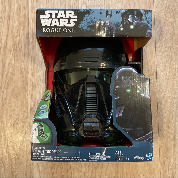NEW Star Wars Rogue One Imperial Death Trooper Voice Changer Mask Disney Hasbro - Picture 2 of 8